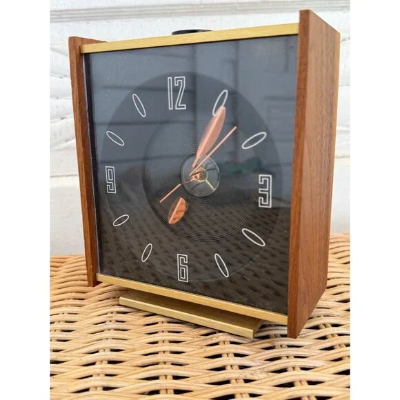 Vintage 60's MCM Stancraft High Time Ceiling Projecting Illuminating Alarm Clock - Picture 10 of 16